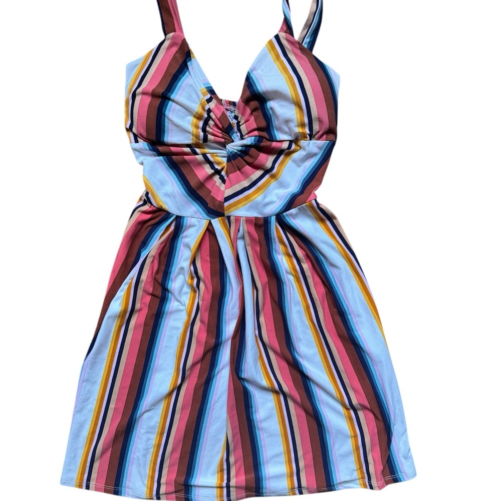 Women's Colorful Striped Dress
